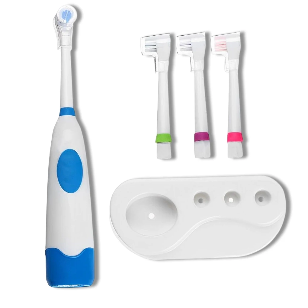 Kids Electric Toothbrush Soft Tooth Brush Portable Battery Operated Electronic Plastic Teeth Cleaning Color Random