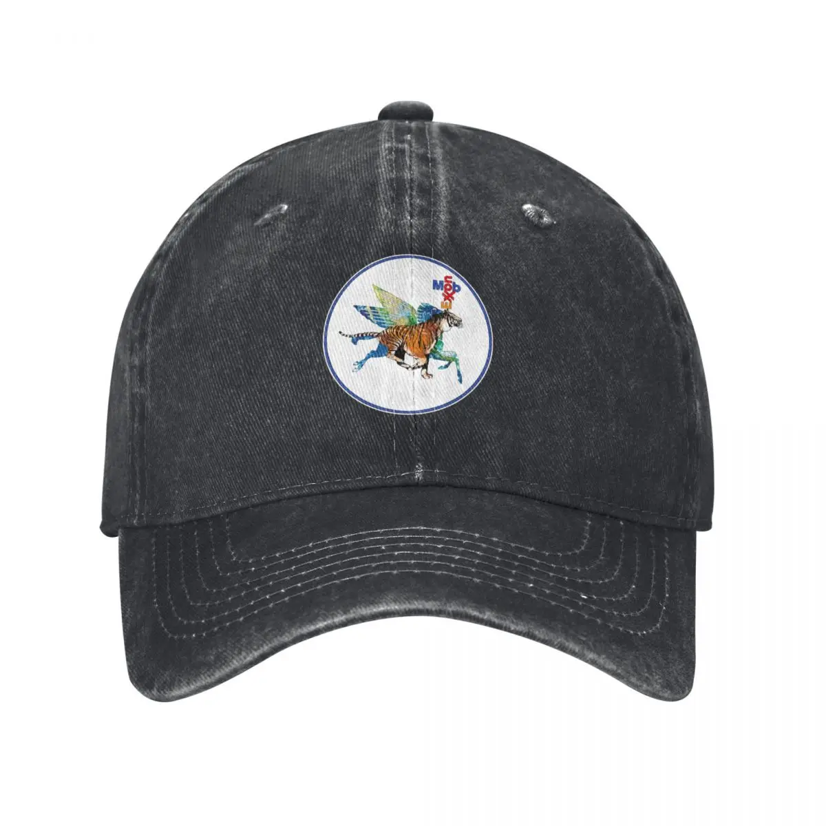 Gorra de béisbol Exxon Mobile Hybrid Tiger Pegasus | -F- |   Gorra de Lujo de Marca de Prestigio para Niño y Mujer