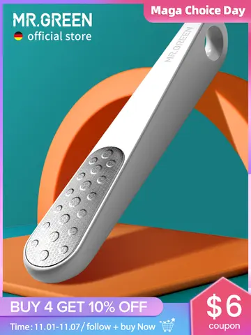 MR.GREEN Foot File Double Sided Callus Remover For Dead Skin Professional Pedicure Tools Callous Scraper Foot Sander Heel Filer