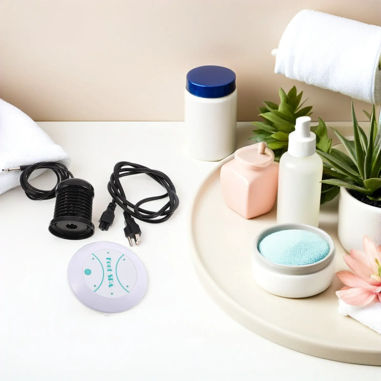 

Ionic Foot Spa Device Portable Ion Cleanse Machine No Basin Plug Play Home Travel Foot Bath Massager