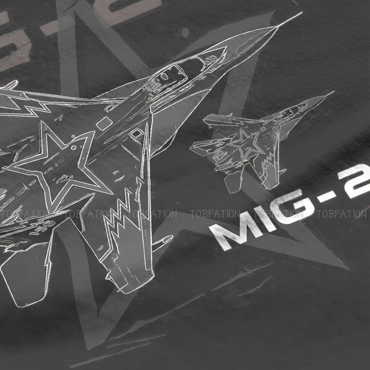 MIG-29 Round Collar TShirt Russian USSR CCCP Fabric Classic T Shirt Men Tops Fashion Fluffy Big Sale