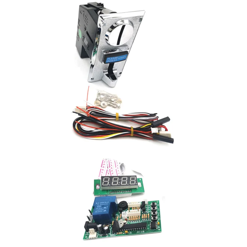 Multi-Currency Coin Acceptor 15B Time Control Board Massage Chair Washing Machine Time Control Box Accessories