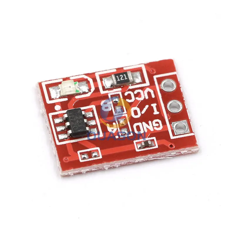 5PCS TTP223 Touch Key Switch Module Touching Button Self-Locking/No-Locking Capacitive Switches Single Channel Reconstruction