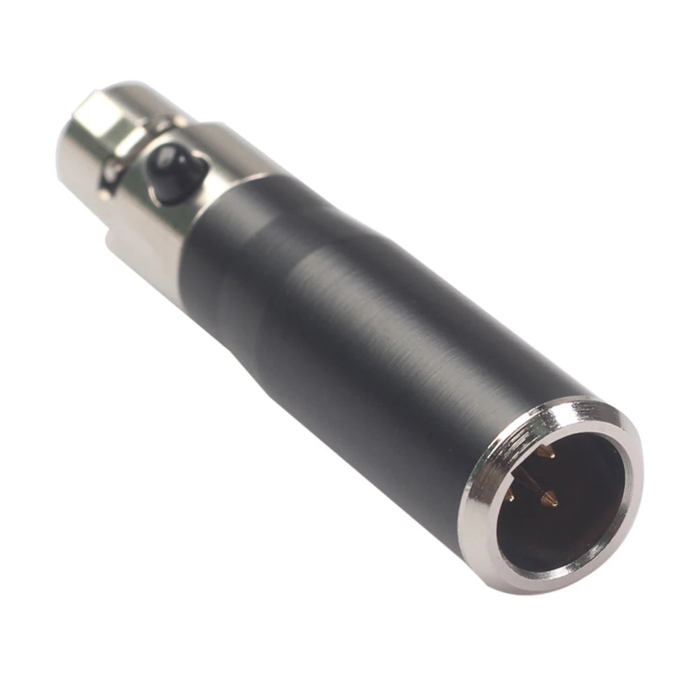 Adaptateur audio mini XLR 3 4 broches femelle, connecteur audio, adaptateur de connecteur audio, plaqué or, microphone, équipement audio