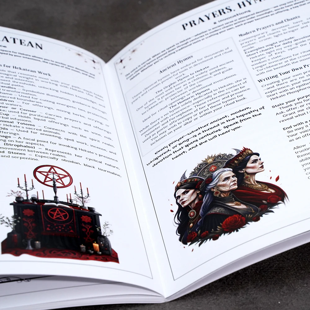 Hekate Grimoire المجلد 2: مصنف السحر المكون من 36 صفحة ومجلة الإملائي - السحر المستوحى من الأرض المجوفة Magick Grimoire، #4