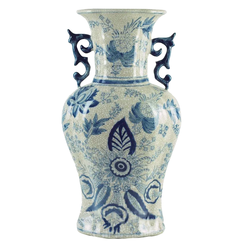 New Chinese ceramic vase, living room, home furnishing, wine cabinet, ornaments, ornaments,porch furnishings