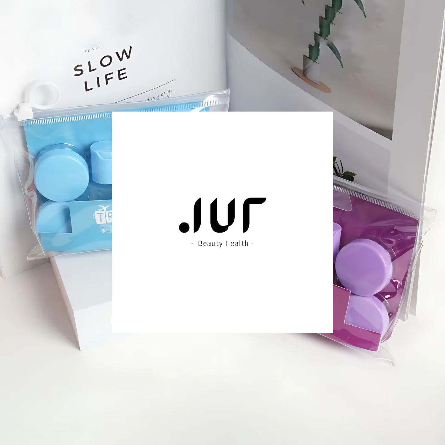 6 قطع من زجاجات السفر، حاويات قابلة لإعادة الملء من نوع الضغط المقاوم للتسرب لتخزين مستحضرات التجميل وكريم مستحضرات التجميل السائلة #1