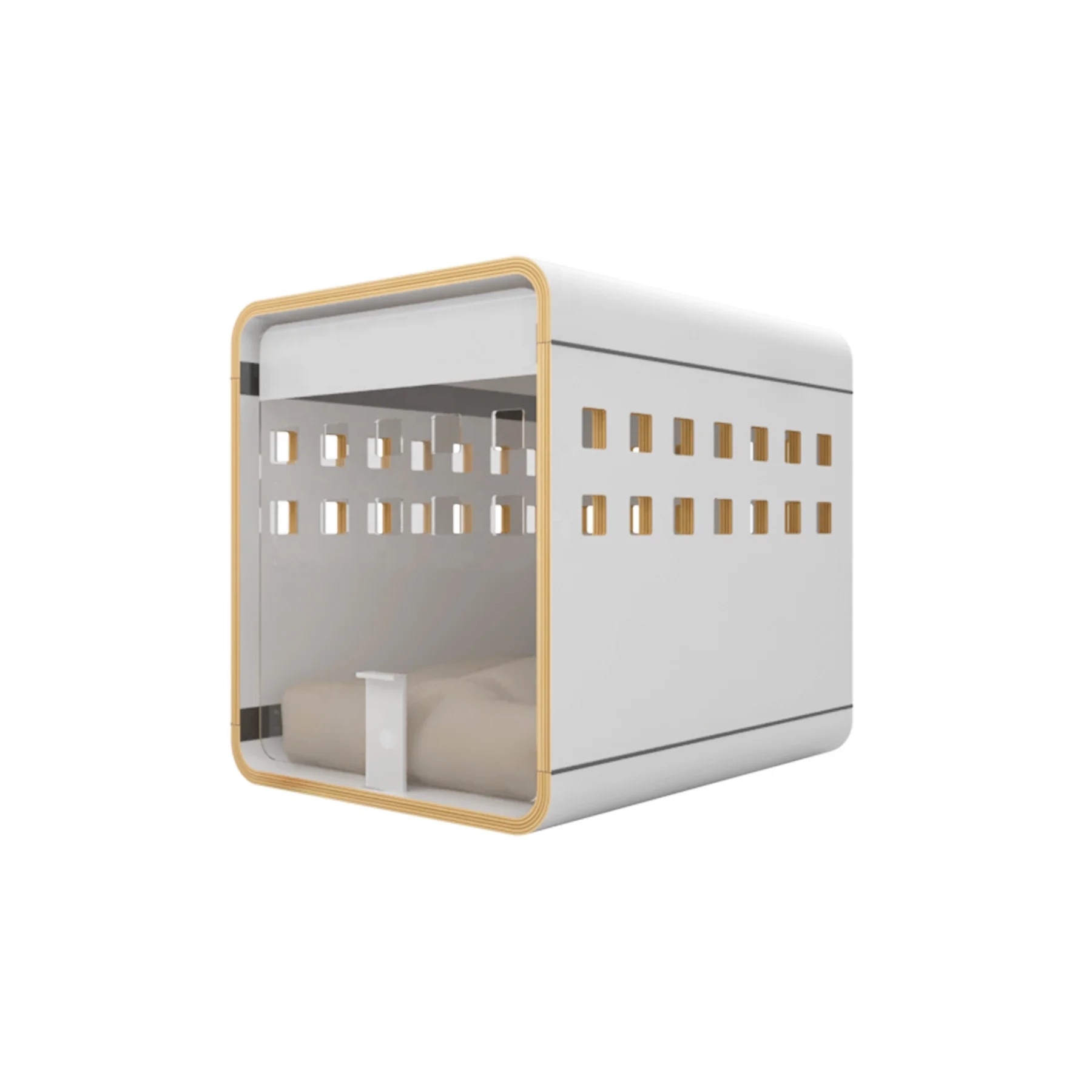 

Manufacturer Modern Customized Stylish clear Acrylic Folding Collapsible Wood Frame Inside Furniture House Kennel Dog Crate