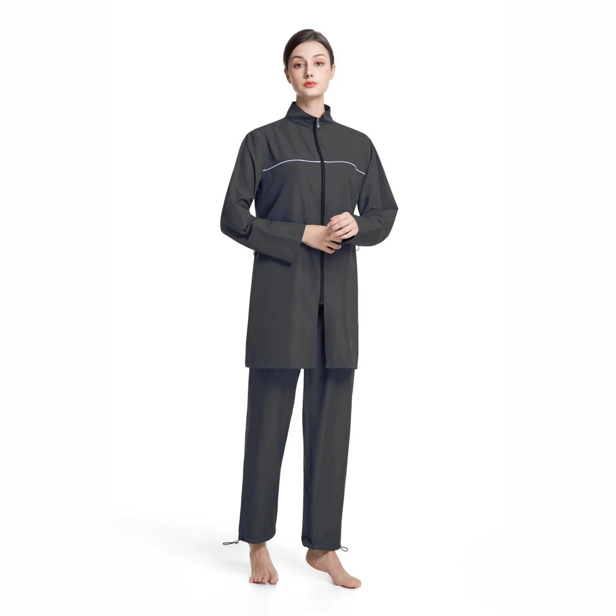 Arab Middle Eastern Muslim Women's Outdoor Sports Women's Conservative 3-Piece Sunscreen Southeast Asian Surfing Swimsuit