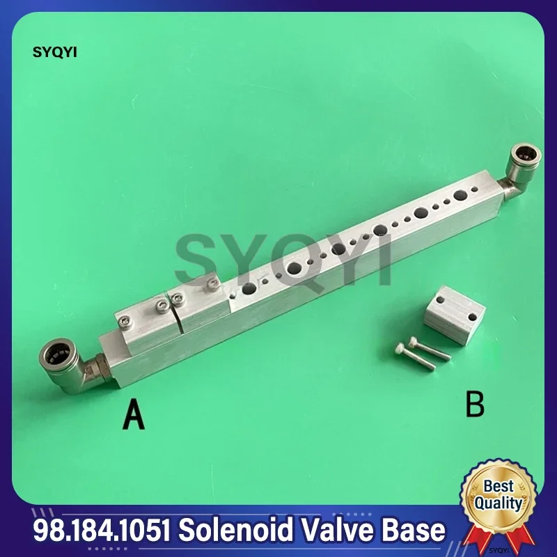 Heidelberg 98.184.1051 Solenoid Valve Base, Distribution Valve Base, Solenoid Valve Fixing Seat