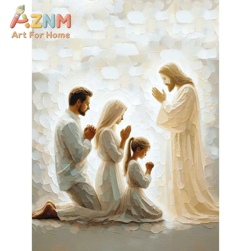 2026 Walking on Water/Shepherd Jesus Christian Poster Canvas Painting Bible Wall Art Picture for Living Room Home Dec Baptized G
