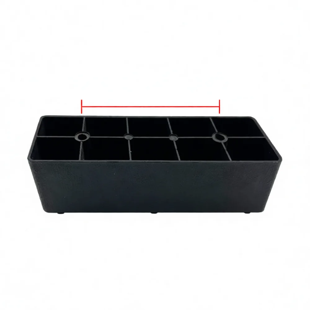 Sturdy Plastic Furniture Legs Sofa Support Feet L Shaped Cabinet Bed Risers Heavy Couch Base Extension Stabilizer
