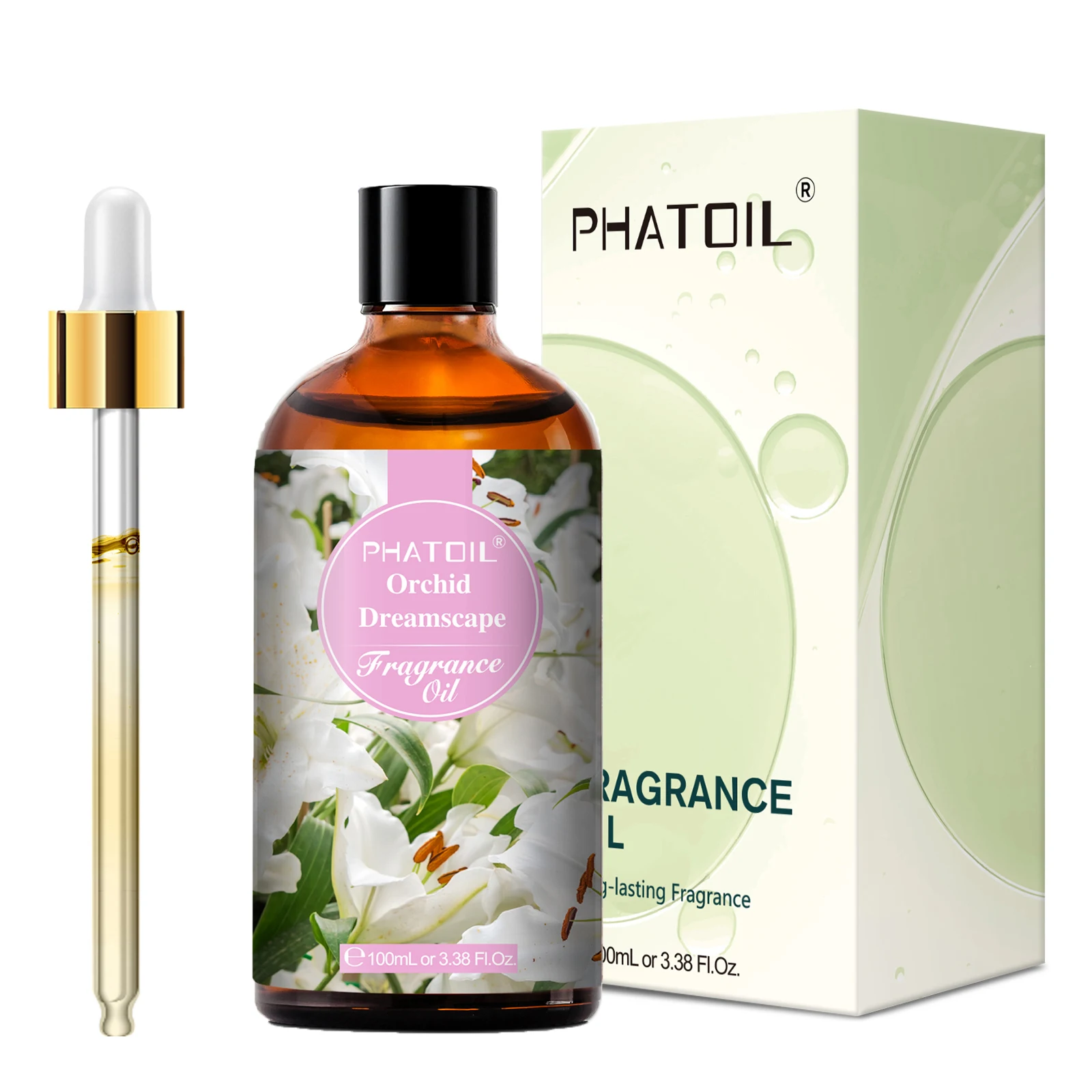 PHATOIL 100 ml Oud Warmth Duftöl für Diffusor, Aromatherapie, warmes Santal, Vanille, Amber, schwarze Orchidee, Aroma-Duftöle