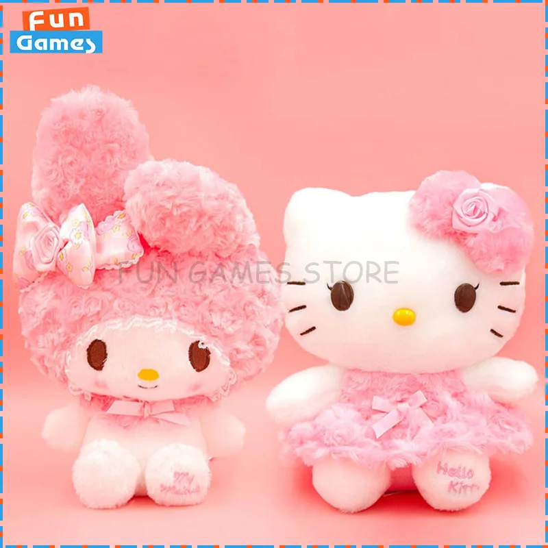 

Новый MINISO HelloKitty Rose о серии плюшевая кукла аниме фигурка сидячая игрушка кукла на заказ коллекционный орнамент подарок на день рождения