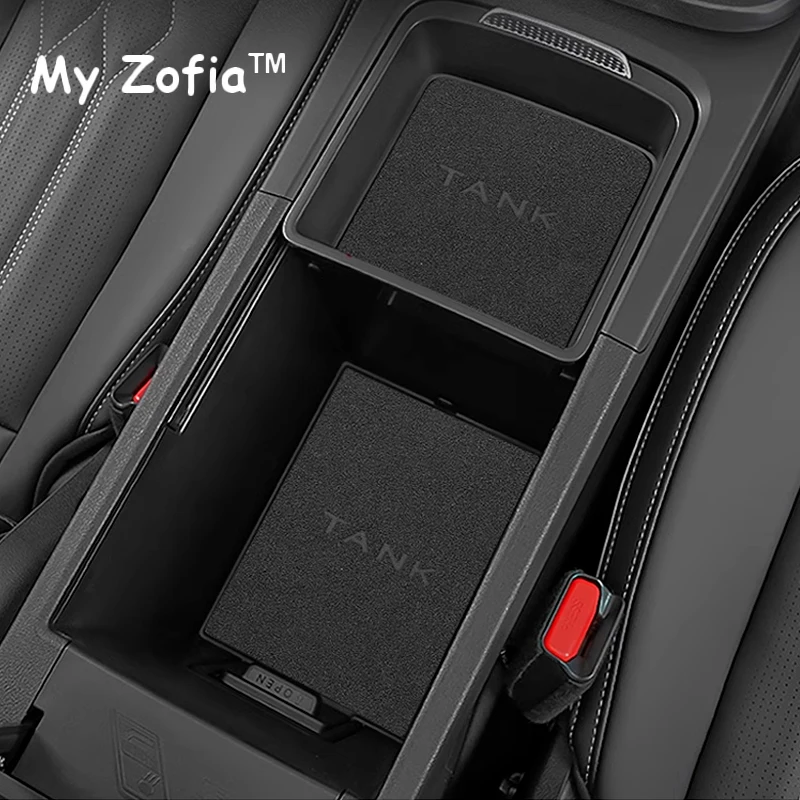 For GWM Great Wall Tank 300 2023 2024 2025 Car Door Slot Pad Water Coaster Storage Box Non-slip Mat Interior Decoration Protect