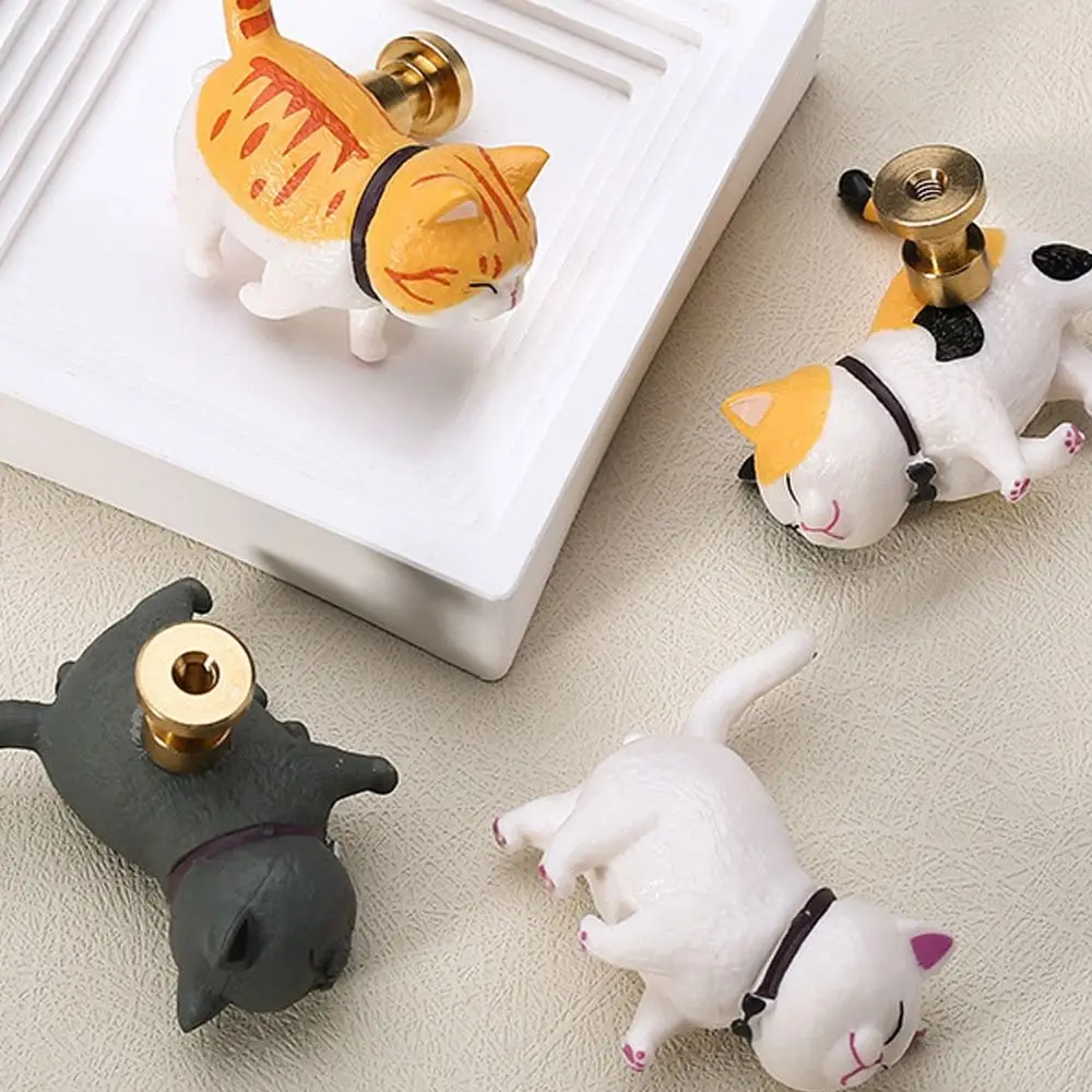 Cartoon Cat Drawer Handle Drawer Pull Modern Cabinet Wardrobe Cupboard Handle Furniture Hardware