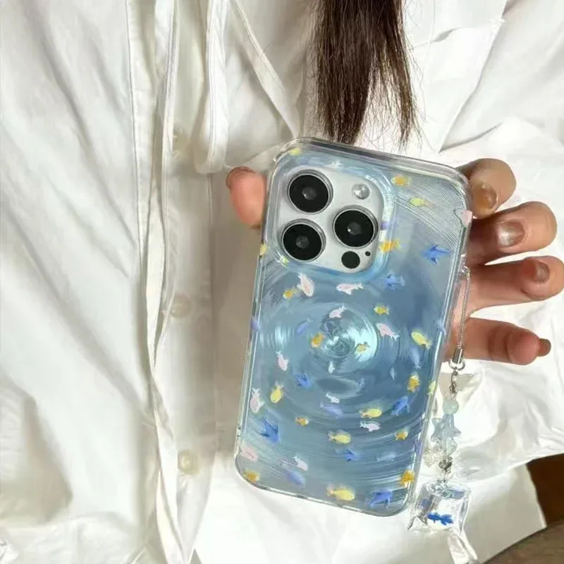 

PC Case | Blue Blunt Underwater Fish | Small Fish Pendant | Best Friend Gift | for iPhone 11 12 13 14 15 16 Pro Max