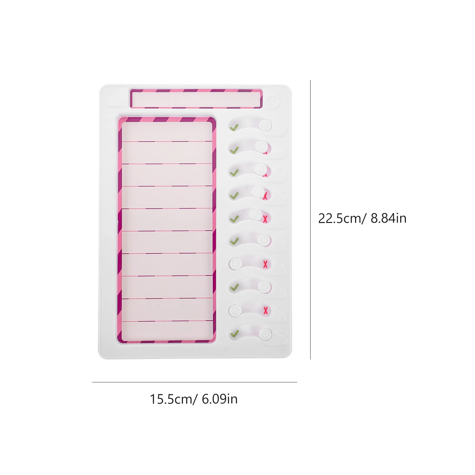 「S」の家事表 マグネット式自己規律トラッカー 毎日のスケジュールボード 行動表 家庭学習用