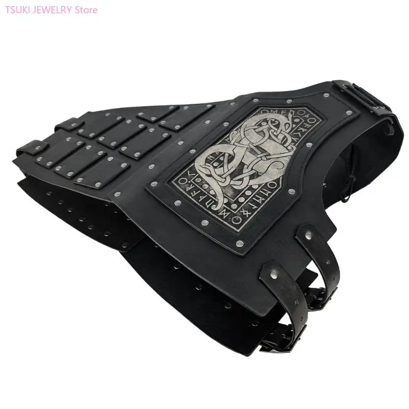 62KE Mittelalterlicher einzelner Schulterschutz, einzelner Schulterschutz, Brustschutz, LARP, Cosplay-Zubehör für Männer, LARP,