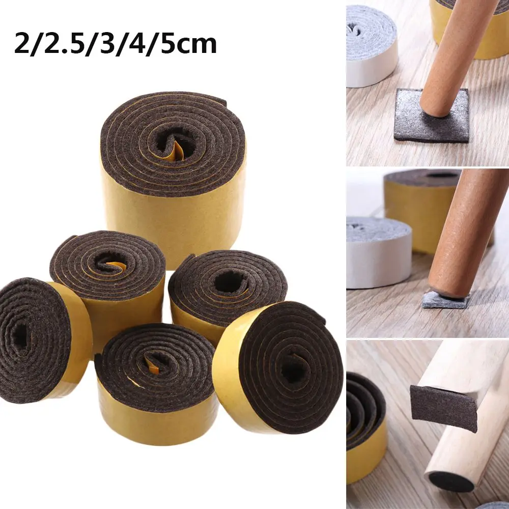 2/2.5/3/4/5cm Home Self-Adhesive Bumper Table Sofa Floor Protector Furniture Leg Felt Pads Anti Noisy Anti-slip Mat