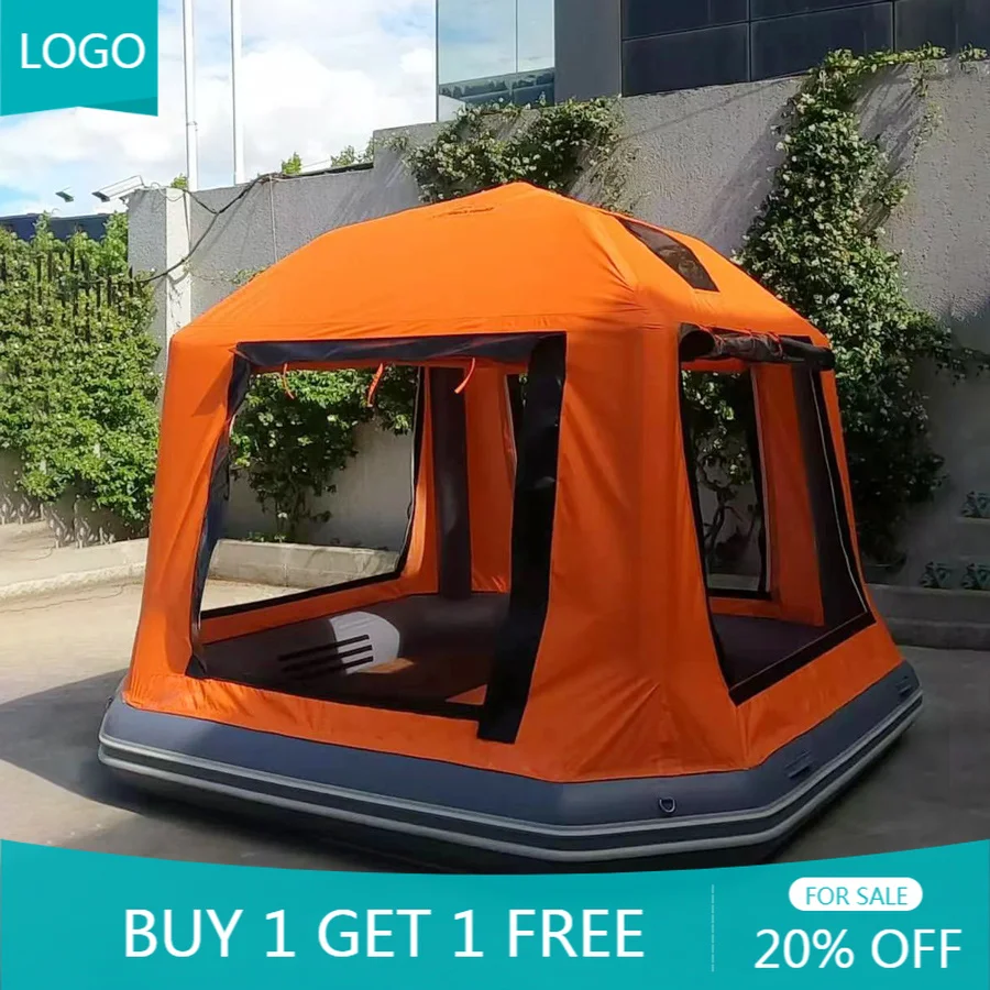 Inflatable Ice Fishing Tent Large Luxury Foldable Outdoor Camping Winter Fishing Shelter Tent