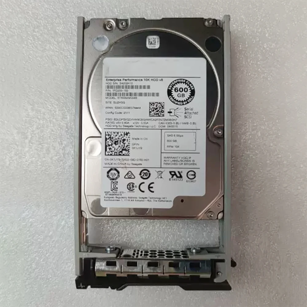 0K1JY9 HDD ST600MM0088 600G 10K 2.5'' SAS 6G Hard Drive For DELL