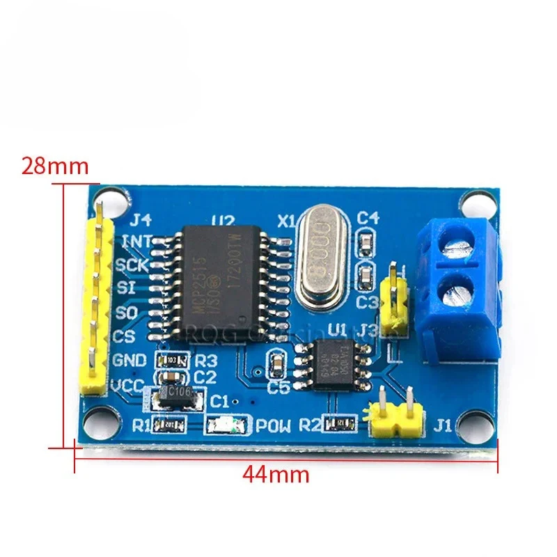 MCP2515 CAN Bus Module Board TJA1050 Receiver SPI For 51 MCU ARM Controller NEW