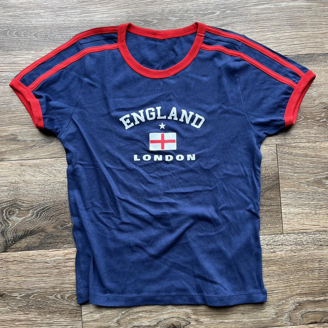 Estetica StreetwearY2k 90s gothicwomen's Tee Summer Casual Vintage Grunge Letter EMGLAND t-shirt manica corta Y2k Crop Top