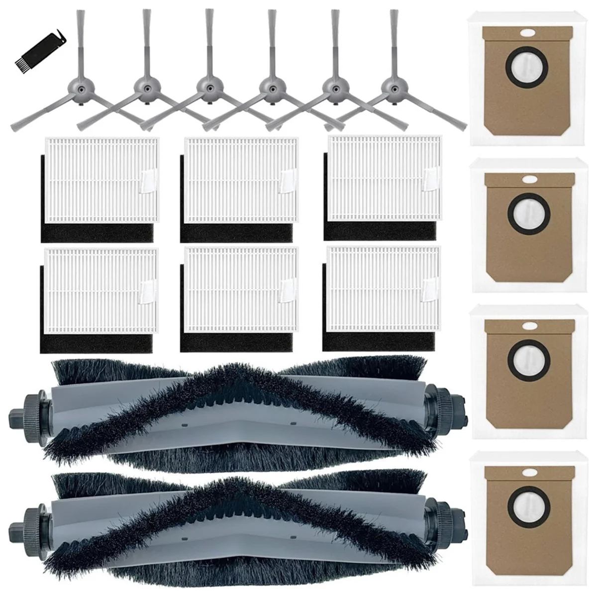 Voor Eufy Clean L60 SES/L60 Hybrid SES/L50 SES Robot Stofzuiger Belangrijkste Zijborstel Hepa Filter stofzakken Accessoires