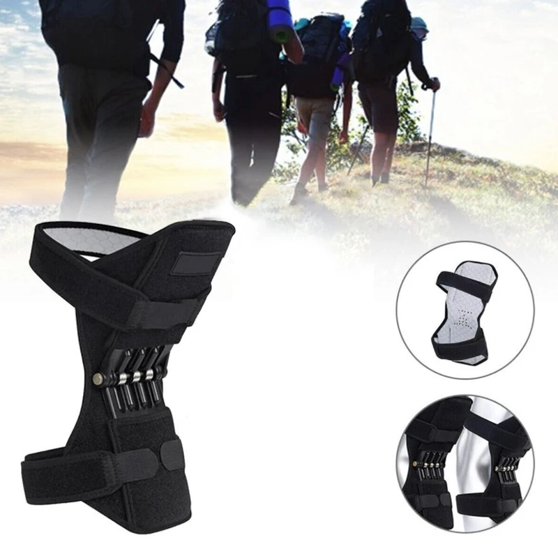 

Knee Protection Booster Power Support Knee Pads Powerful Rebound Spring Force Sports Reduces Soreness Old Cold Leg Protection