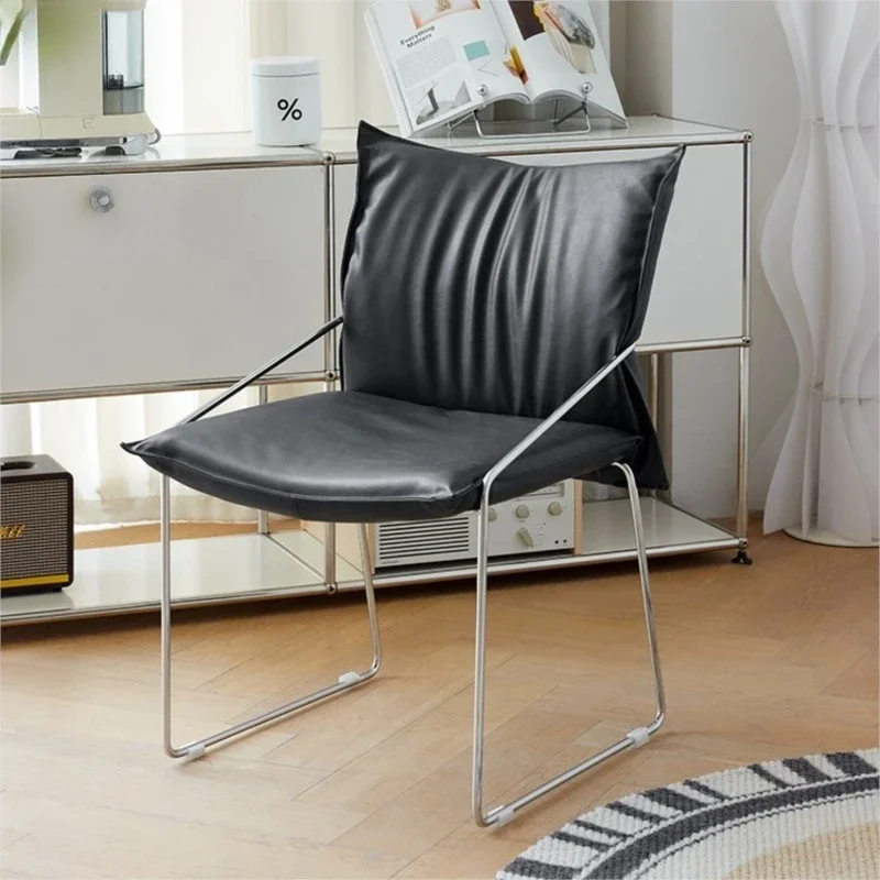 

GUIG Nordic Home Light Luxury Dining Chair In The Antique Designer Simple Modern Chair Casual Back Office Single Chair Hot New