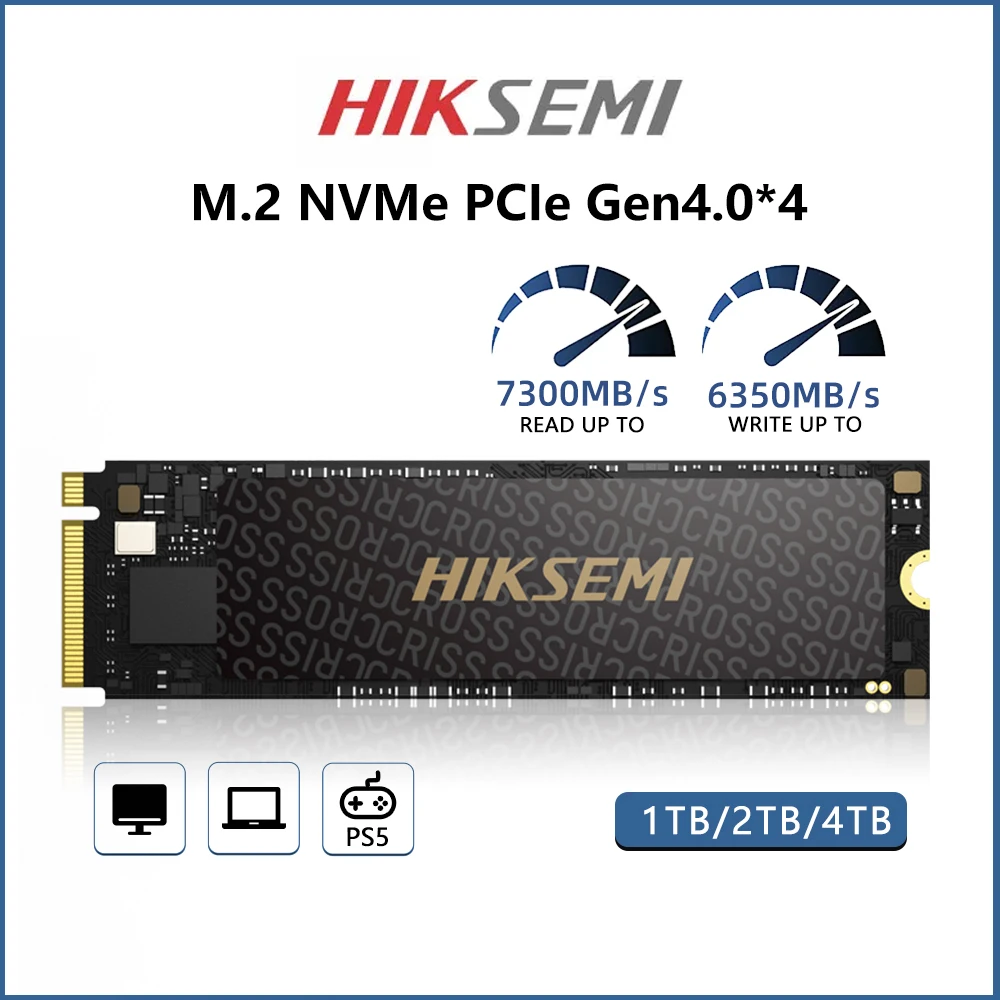 HIKSEMI SSD 2TB 1TB 512GB SSD M2 NVMe PCIe 4.0 X4 M.2 2280 NVMe dysk wewnętrzny dysk SSD na pulpicie PS5 darmowa wysyłka