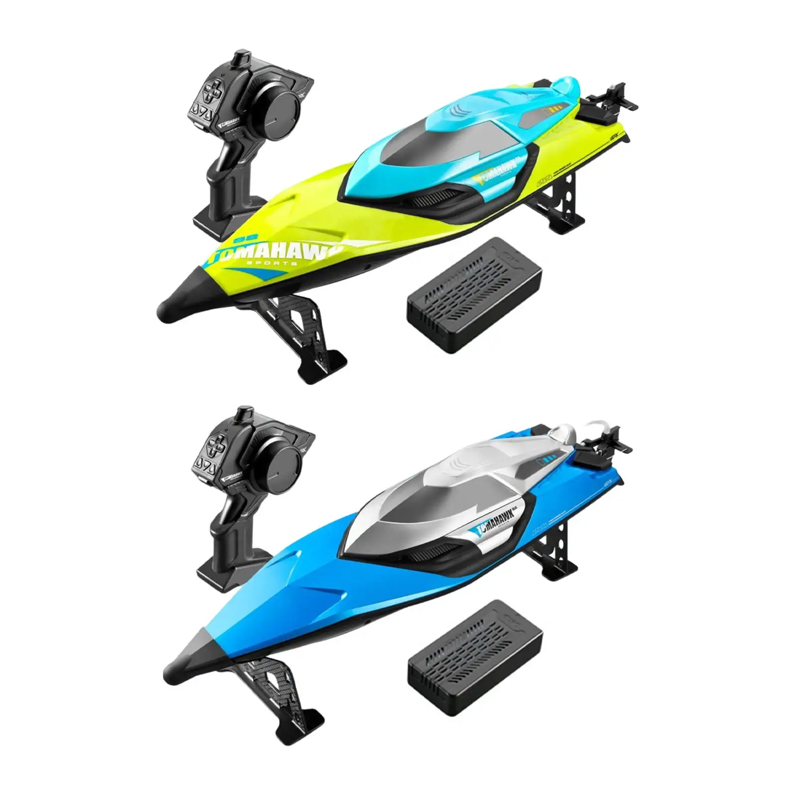 70km/H Simulation Speedboat USB Charging Waterproof Stable High Speed Remote Control Ship for Lakes Hobby Adult Kids Beginners