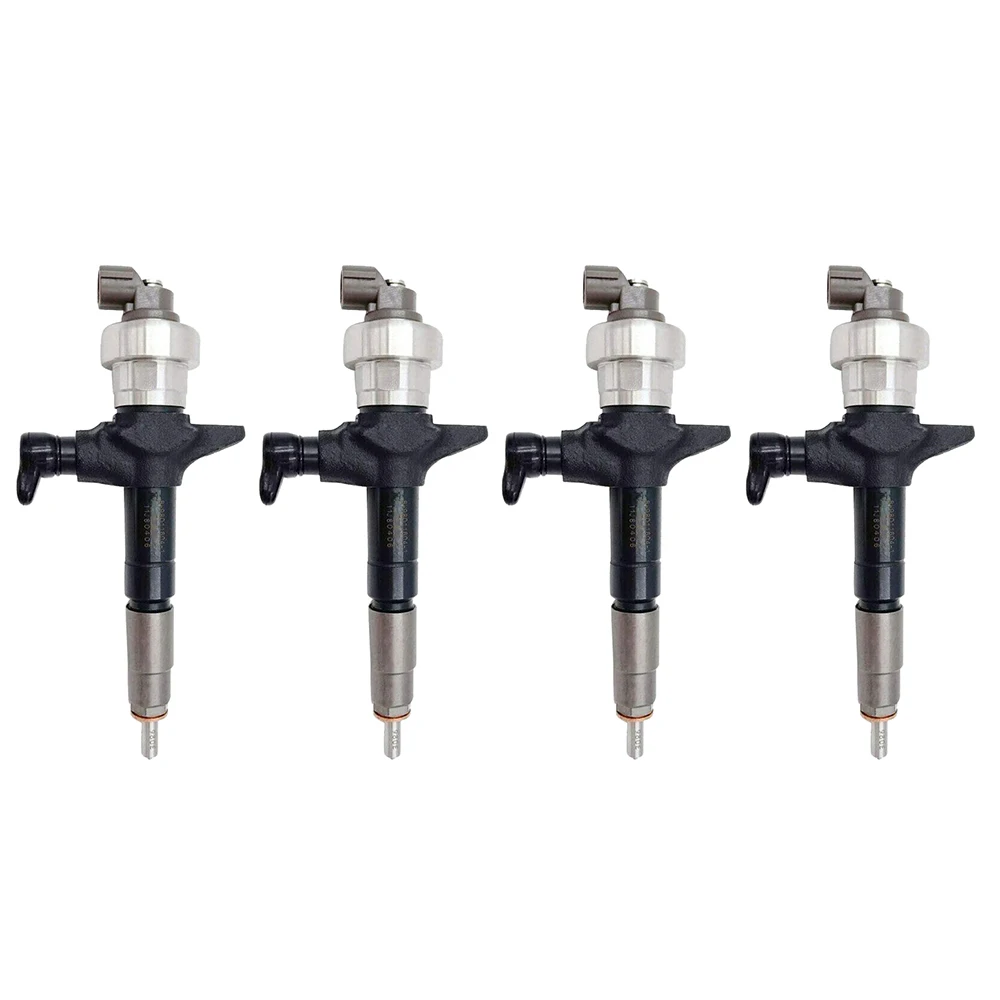 New 4pcs Fuel Injectors For Denso Isuzu DMAX Holden 4JJ1 3.0L 095000-6980 8980116045 8-98011604-1 8980116043 095000-6983