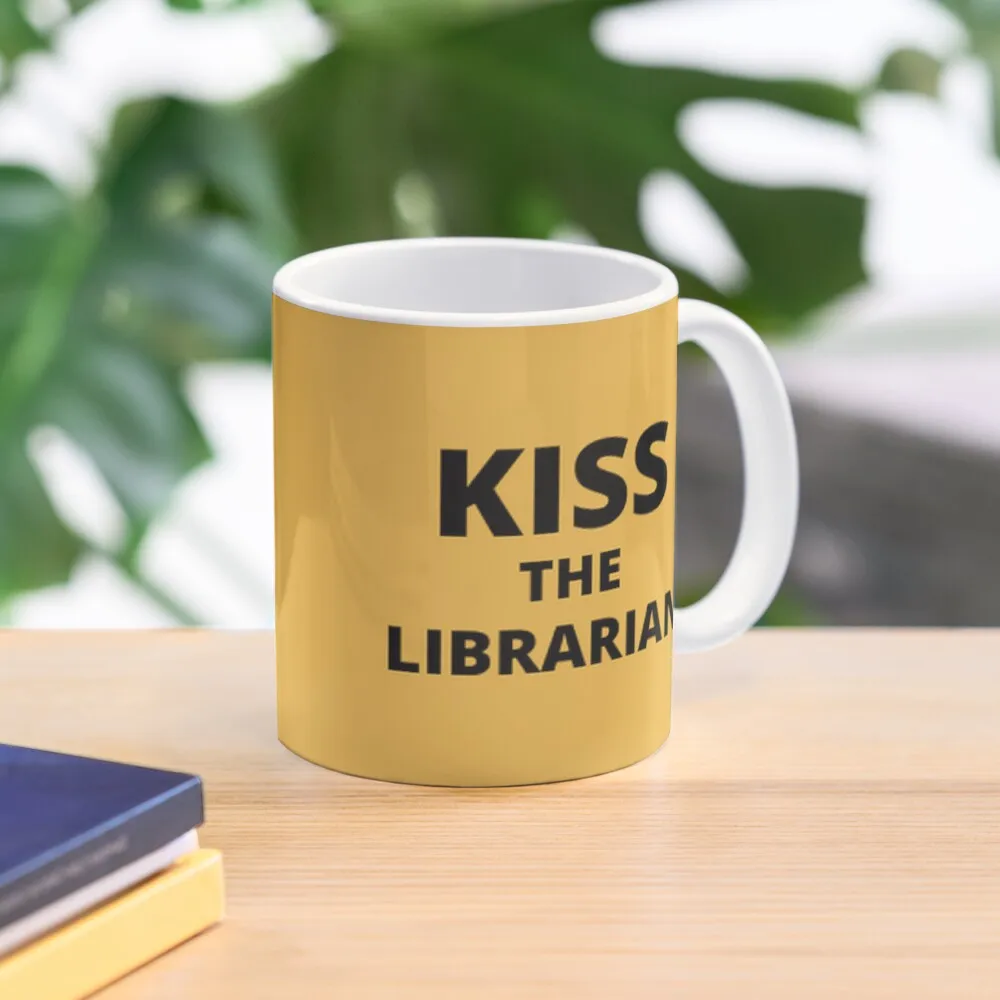 Kiss The Librarian Buffy The Vampire S Mug Coffee Drinkware Simple Printed Design Photo Gifts Picture Cup Image Tea