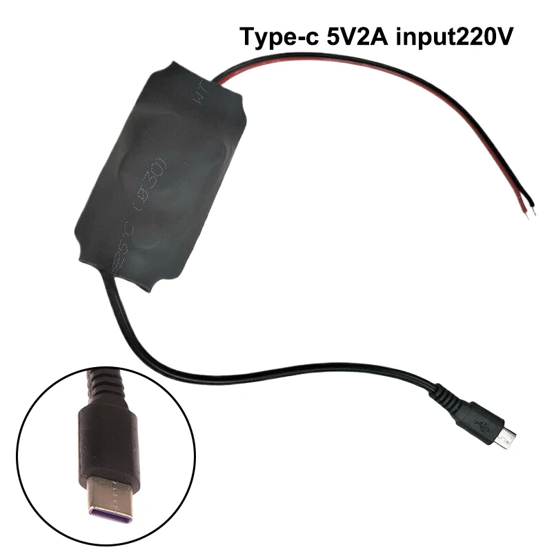 

Transformer Portable Small Camera WiFi Monitoring Adapter 1 Piece TYPEC USB Power Supply Transformer AC220V To DC5V 1A/2A Power