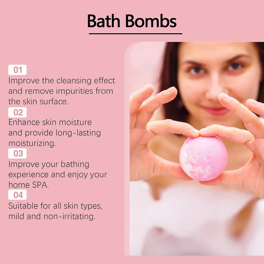 6pcs Christmas Bath Bombs Set, Handmade Fizzy Spa Balls Christmas Bath Salt Ball Set, Fun Relaxing Holiday Gift for Women & Kids