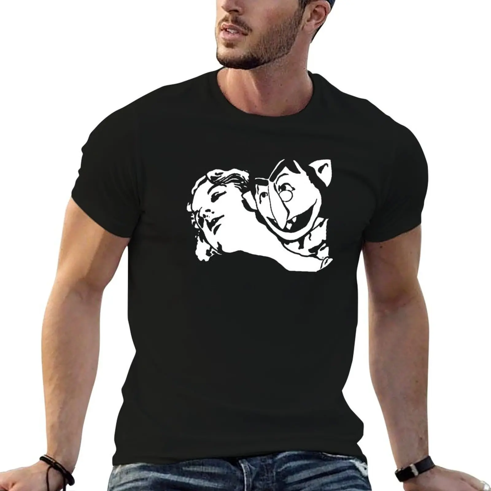 

Cartoon Vampire T-Shirt cotton t shirts high quality t shirts for man pack white t shirts for man cotton soft T-Shirt