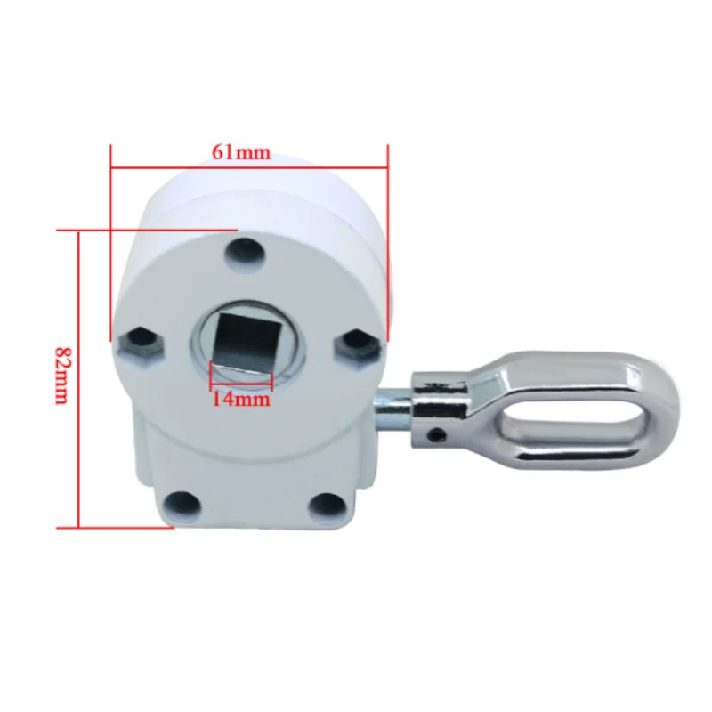 1pcs Outdoor Gearbox Awning Crank Gear Drive Worm Gear Hardware Parts for Balcony awning Apartment Retractable Roller Blind
