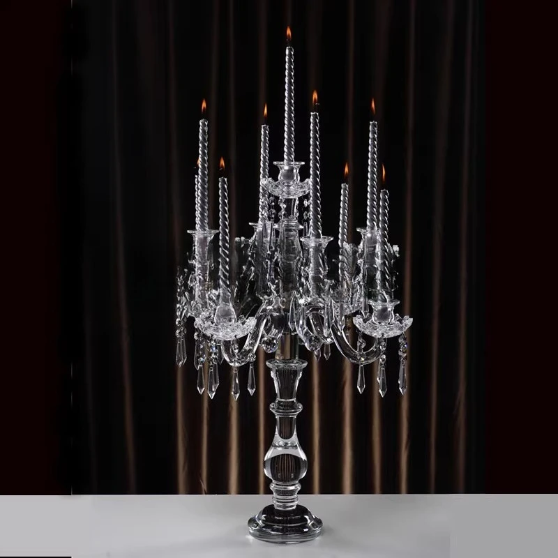Crystal candle holder
