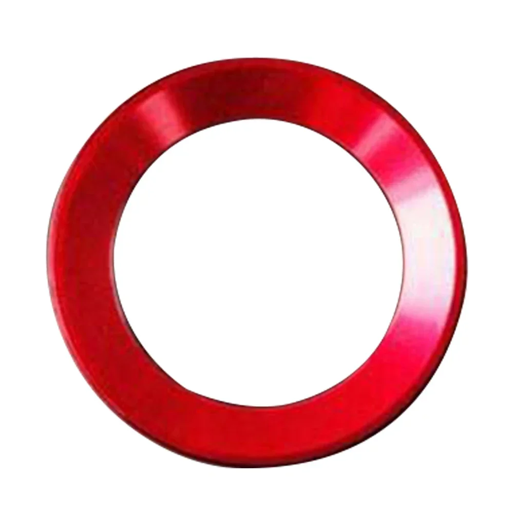 1pc Car Styling Steering Wheel Emblem Decorative Circle Ring Accessories Red, Blue, Silver, Gold, Black Case For Golf 4 5