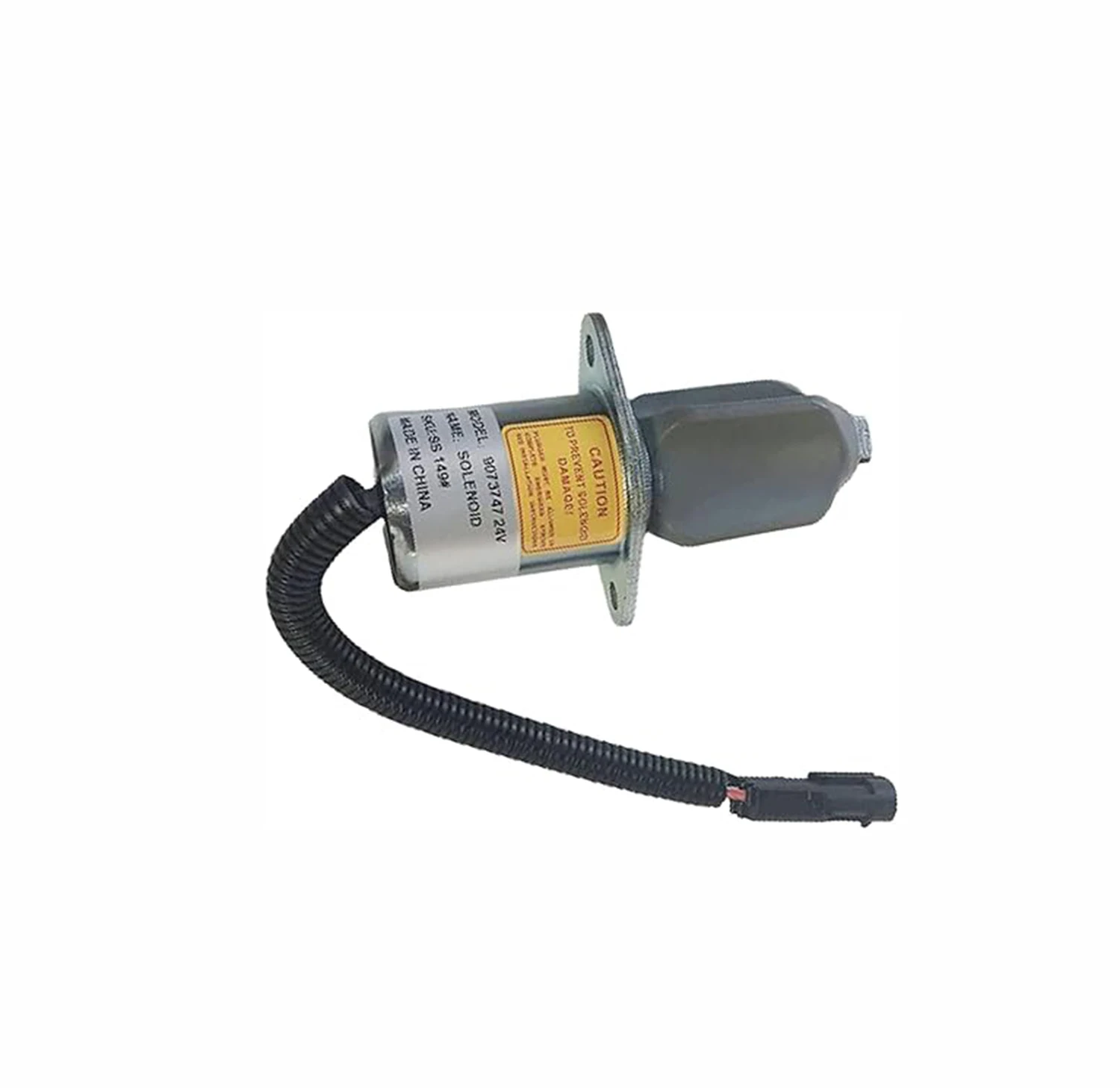 

XCWoOshop 9073747 3991196 Соленоид отключения Yuubryczny 24 В, совместимый с экскаватором Cummins Liebherr R914