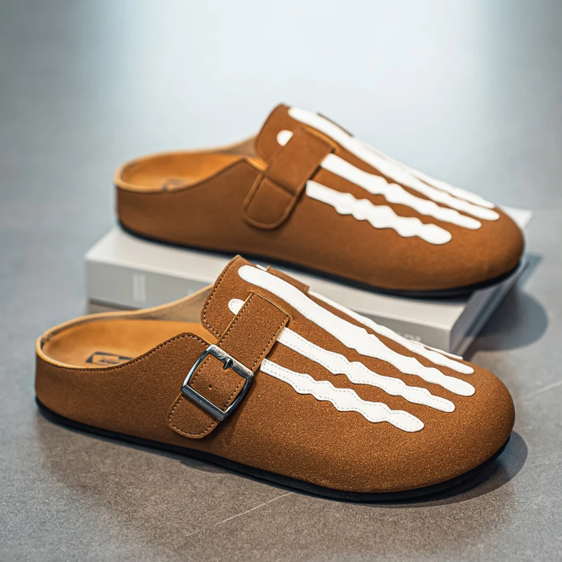 

Soft-soled laissez-fawn Burken shoes for women's new style, one-foot flip-flops