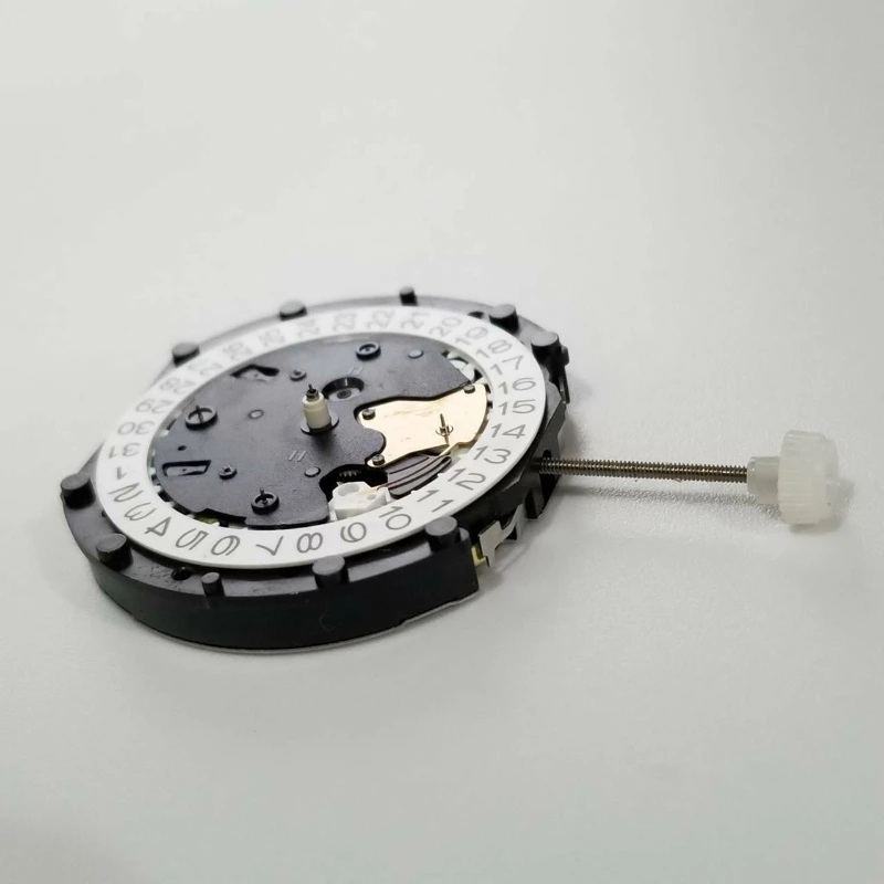 SUNON PE90-2 Quartz Movement Watches Repair Parts Three Hands with 3Eyes ＆Date Small Chronograph Second ＆ Minute,24Hour