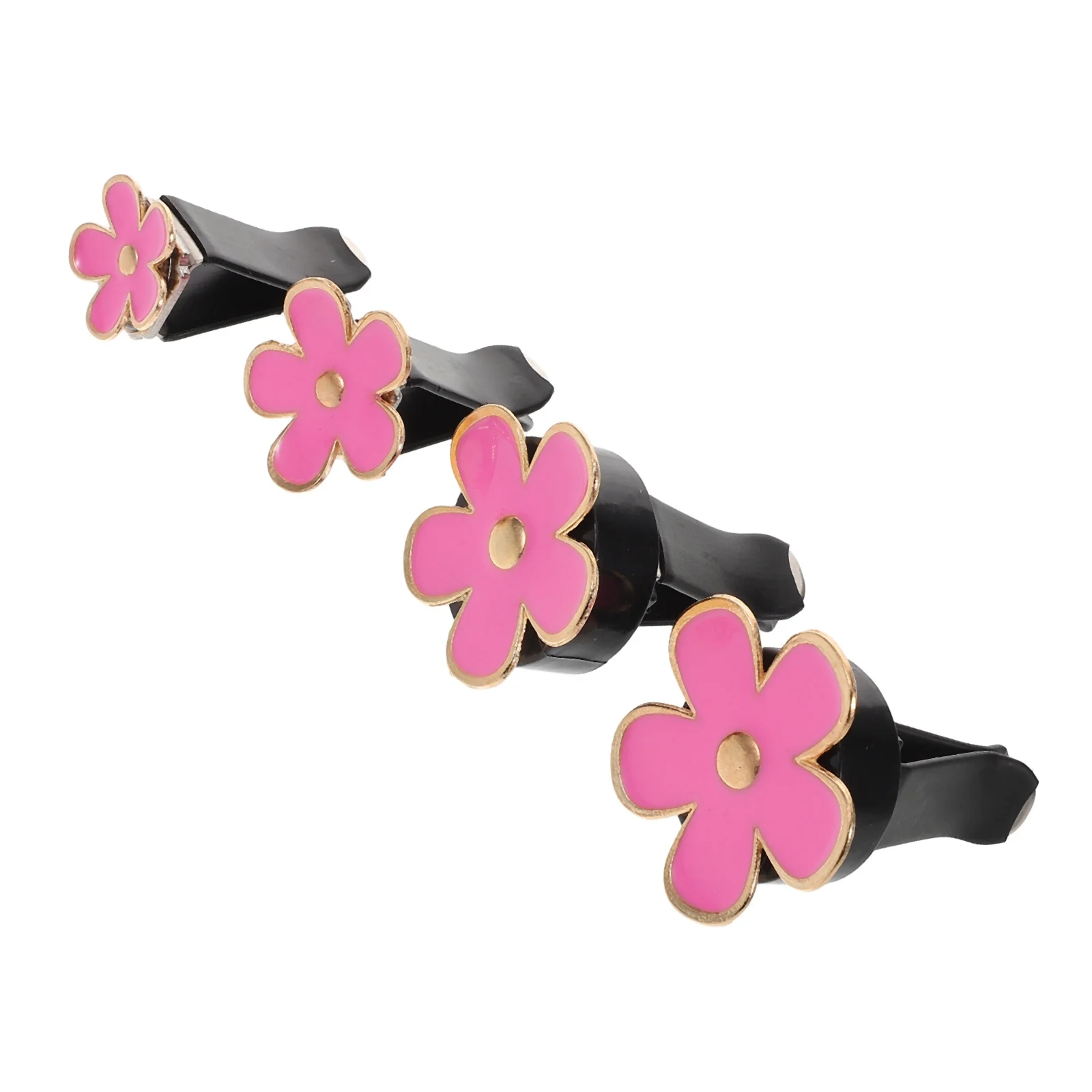 

4Pcs Car Air Vent Clips Daisy Flower Perfume Clip Auto Freshener Car Outlet Decoration Interior Accessories Air Vent Clips