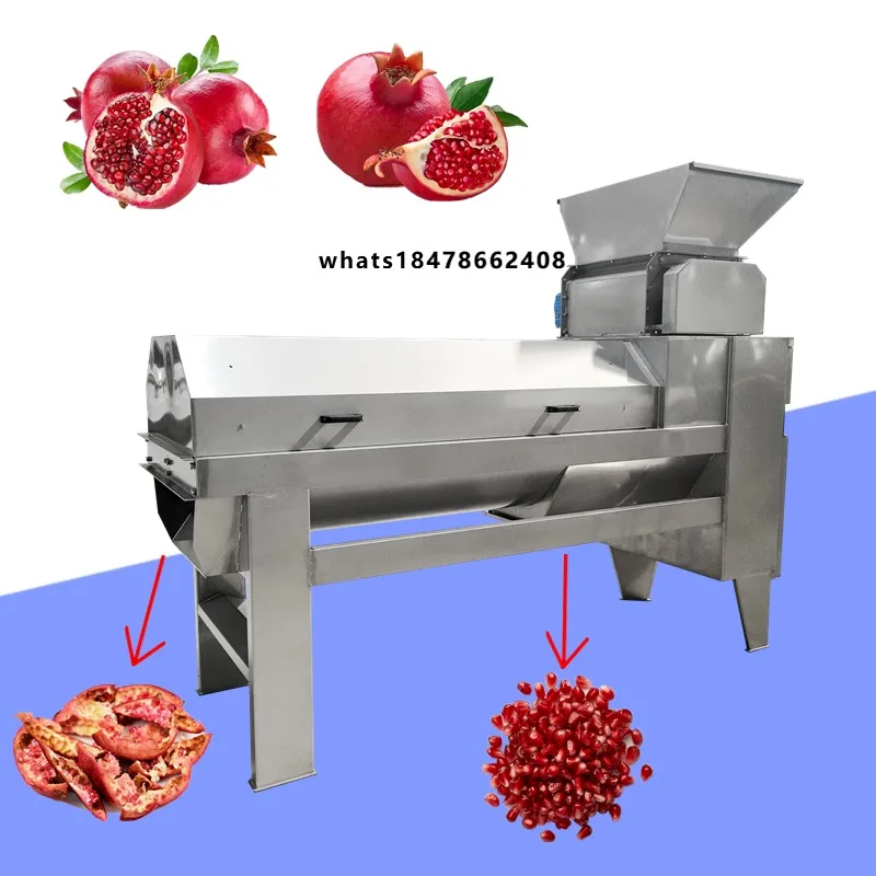 Fruit Processing Machines Pomegranate Seeds Separating Machine Pomegranate Peeling Seeding Juicing Machine
