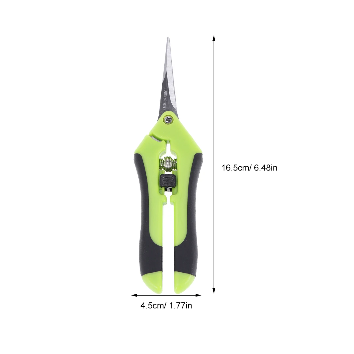 

2 pcs Stainless Steel Pruning Shears Ergonomic Garden Trimmers Cushion Shock Absorber Non-Slip For Flower Tree Branch Cutting
