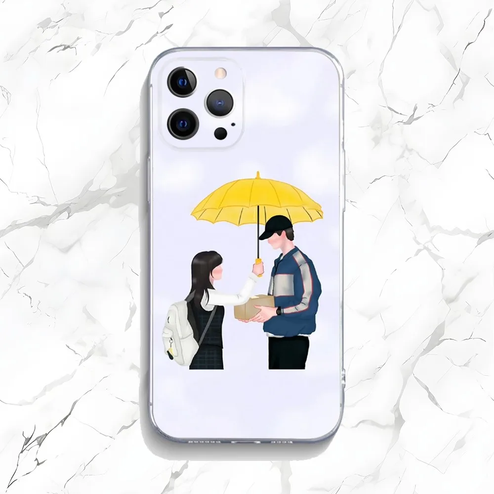 Lovely Runner Korea TV Series Phone Case For iPhone 15,14,13,12,11 Plus,Pro,Max,XR,XS,X,7,8 Plus,SE,Mini Clear Silicone Soft