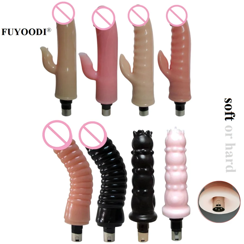 

3XLR Sex Machine soft Dildos Attachments Sex Toys for Woman and Men G-spot Stimulate Penis Love Masturbation Accessories