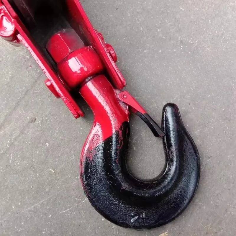 1PC High Quality Bearing Lifting Pulleys Both Fixed and Movable with Wire Rope Hooks and Lifting Rings - Image 4